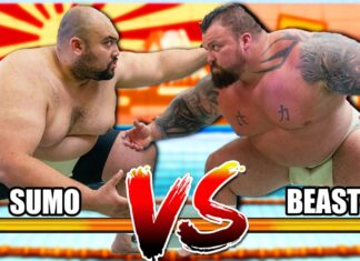 Eddie Hall ottaa matsin sumo-mestaria vastaan